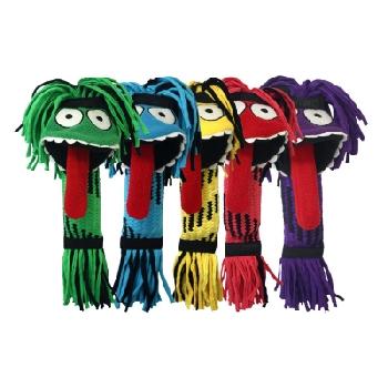 Multipet Silly Rope Monster Squeaker Toy, 13 Inches
